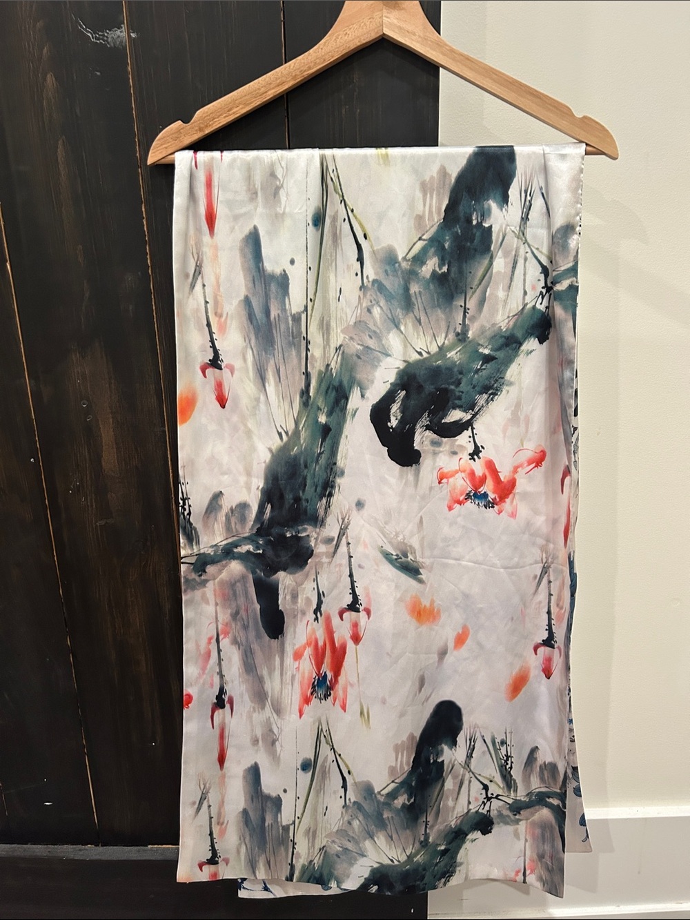 Silk, double side scarf, women’s